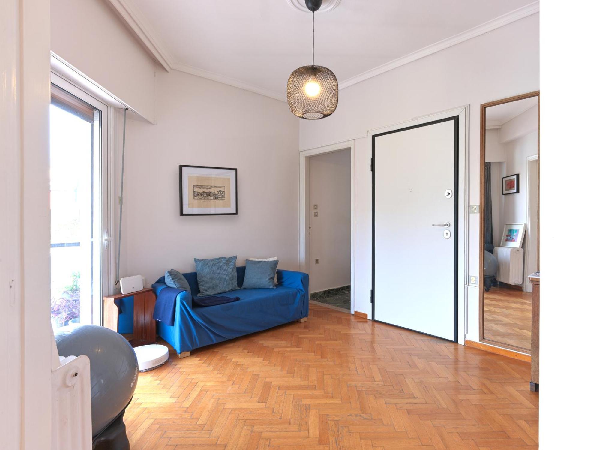 Central Pagrati Apartment With Park View Balcony - Opp Pangrati Grove Athén Kültér fotó